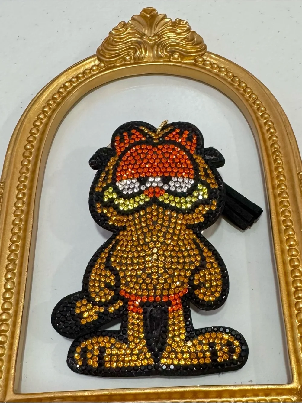 New Sparkling Garfield Keychain